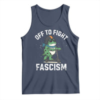 Portland Frog Resist Protest Tank Top Off to Fight Fascism Frog Scooter - Wonder Print Shop