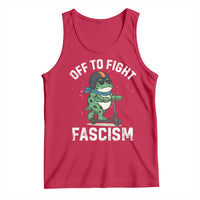 Portland Frog Resist Protest Tank Top Off to Fight Fascism Frog Scooter - Wonder Print Shop