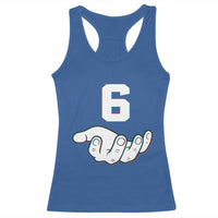 Number 6 Racerback Tank Top Matching 67 Meme Costume 6th Birthday 6 Years - Wonder Print Shop