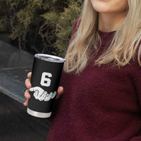 Number 6 Tumbler Cup Matching 67 Meme Costume 6th Birthday 6 Years - Wonder Print Shop