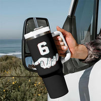 Number 6 Tumbler With Handle Matching 67 Meme Costume 6th Birthday 6 Years - Wonder Print Shop