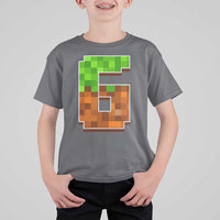 Number 6 T Shirt For Kid Game Matching 67 Meme Costume 6th Birthday 6 Years - Wonder Print Shop