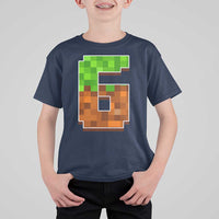 Number 6 T Shirt For Kid Game Matching 67 Meme Costume 6th Birthday 6 Years - Wonder Print Shop