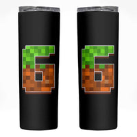 Number 6 Skinny Tumbler Game Matching 67 Meme Costume 6th Birthday 6 Years - Wonder Print Shop