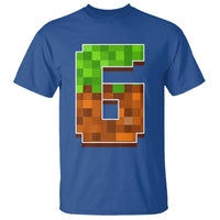 Number 6 T Shirt Game Matching 67 Meme Costume 6th Birthday 6 Years - Wonder Print Shop
