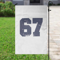Number 67 Garden Flag Numbered Uniform Sports Jersey Team 67th Birthday - Wonder Print Shop