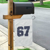 Number 67 Garden Flag Numbered Uniform Sports Jersey Team 67th Birthday - Wonder Print Shop
