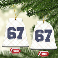 Number 67 Ceramic Ornament Numbered Uniform Sports Jersey Team 67th Birthday - Wonder Print Shop