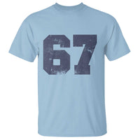 Number 67 T Shirt Numbered Uniform Sports Jersey Team 67th Birthday - Wonder Print Shop