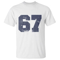 Number 67 T Shirt Numbered Uniform Sports Jersey Team 67th Birthday - Wonder Print Shop