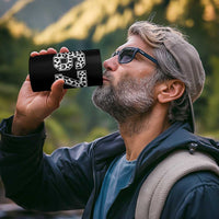 67 Jersey Number 4 in 1 Can Cooler Tumbler Funny Six Seven Meme Y2k Leopard Number - Wonder Print Shop