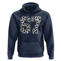 67 Jersey Number Hoodie Funny Six Seven Meme Y2k Leopard Number - Wonder Print Shop