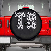 T8 Jersey Number Spare Tire Cover Y2k Leopard Number Concert Inspired Outfit Varsity Sports - Wonder Print Shop