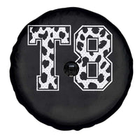 T8 Jersey Number Spare Tire Cover Y2k Leopard Number Concert Inspired Outfit Varsity Sports - Wonder Print Shop