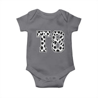 T8 Jersey Number Baby Onesie Y2k Leopard Number Concert Inspired Outfit Varsity Sports - Wonder Print Shop