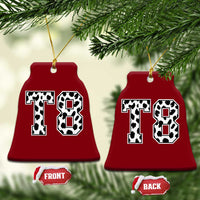 T8 Jersey Number Ceramic Ornament Y2k Leopard Number Concert Inspired Outfit Varsity Sports - Wonder Print Shop