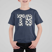 T8 Jersey Number T Shirt For Kid Y2k Leopard Number Concert Inspired Outfit Varsity Sports - Wonder Print Shop