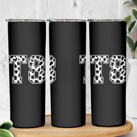 T8 Jersey Number Skinny Tumbler Y2k Leopard Number Concert Inspired Outfit Varsity Sports - Wonder Print Shop