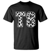 T8 Jersey Number T Shirt Y2k Leopard Number Concert Inspired Outfit Varsity Sports - Wonder Print Shop