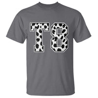 T8 Jersey Number T Shirt Y2k Leopard Number Concert Inspired Outfit Varsity Sports - Wonder Print Shop