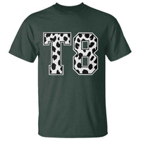 T8 Jersey Number T Shirt Y2k Leopard Number Concert Inspired Outfit Varsity Sports - Wonder Print Shop