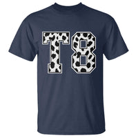 T8 Jersey Number T Shirt Y2k Leopard Number Concert Inspired Outfit Varsity Sports - Wonder Print Shop