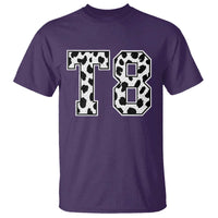 T8 Jersey Number T Shirt Y2k Leopard Number Concert Inspired Outfit Varsity Sports - Wonder Print Shop