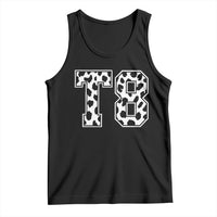 T8 Jersey Number Tank Top Y2k Leopard Number Concert Inspired Outfit Varsity Sports - Wonder Print Shop