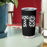 T8 Jersey Number Tumbler Cup Y2k Leopard Number Concert Inspired Outfit Varsity Sports - Wonder Print Shop