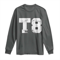 T8 Jersey Long Sleeve Shirt Concert Inspired Outfit Varsity Sports - Wonder Print Shop