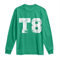 T8 Jersey Long Sleeve Shirt Concert Inspired Outfit Varsity Sports - Wonder Print Shop