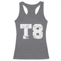 T8 Jersey Racerback Tank Top Concert Inspired Outfit Varsity Sports - Wonder Print Shop