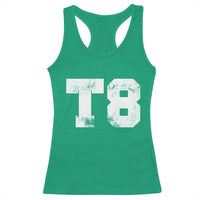 T8 Jersey Racerback Tank Top Concert Inspired Outfit Varsity Sports - Wonder Print Shop