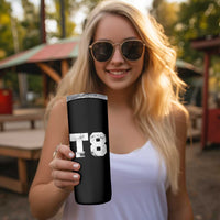 T8 Jersey Skinny Tumbler Concert Inspired Outfit Varsity Sports - Wonder Print Shop