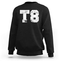T8 Jersey Sweatshirt Concert Inspired Outfit Varsity Sports - Wonder Print Shop
