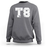 T8 Jersey Sweatshirt Concert Inspired Outfit Varsity Sports - Wonder Print Shop
