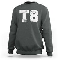T8 Jersey Sweatshirt Concert Inspired Outfit Varsity Sports - Wonder Print Shop