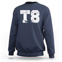 T8 Jersey Sweatshirt Concert Inspired Outfit Varsity Sports - Wonder Print Shop