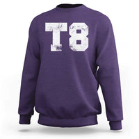 T8 Jersey Sweatshirt Concert Inspired Outfit Varsity Sports - Wonder Print Shop