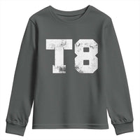 T8 Jersey Youth Sweatshirt Concert Inspired Outfit Varsity Sports - Wonder Print Shop