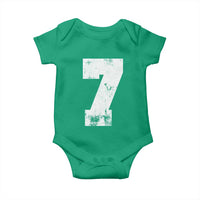 Number 7 Baby Onesie Matching 67 Meme 7th Birthday 7 Years - Wonder Print Shop