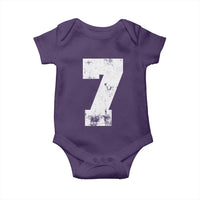 Number 7 Baby Onesie Matching 67 Meme 7th Birthday 7 Years - Wonder Print Shop