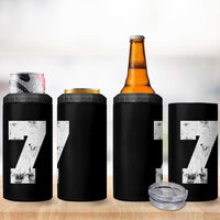 Number 7 4 in 1 Can Cooler Tumbler Matching 67 Meme 7th Birthday 7 Years - Wonder Print Shop