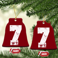 Number 7 Ceramic Ornament Matching 67 Meme 7th Birthday 7 Years - Wonder Print Shop