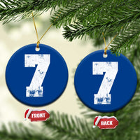 Number 7 Ceramic Ornament Matching 67 Meme 7th Birthday 7 Years - Wonder Print Shop