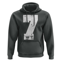 Number 7 Hoodie Matching 67 Meme 7th Birthday 7 Years - Wonder Print Shop
