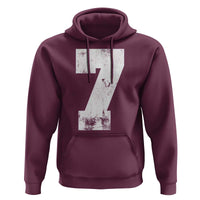 Number 7 Hoodie Matching 67 Meme 7th Birthday 7 Years - Wonder Print Shop