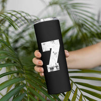 Number 7 Skinny Tumbler Matching 67 Meme 7th Birthday 7 Years - Wonder Print Shop