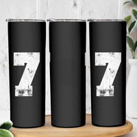 Number 7 Skinny Tumbler Matching 67 Meme 7th Birthday 7 Years - Wonder Print Shop