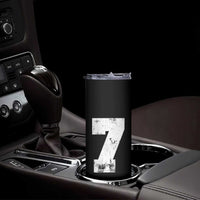 Number 7 Skinny Tumbler Matching 67 Meme 7th Birthday 7 Years - Wonder Print Shop